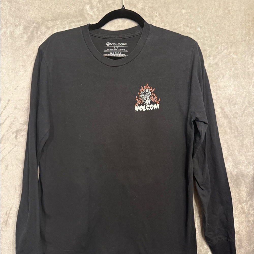 Volcom Black Graphic Long Sleeve Tee